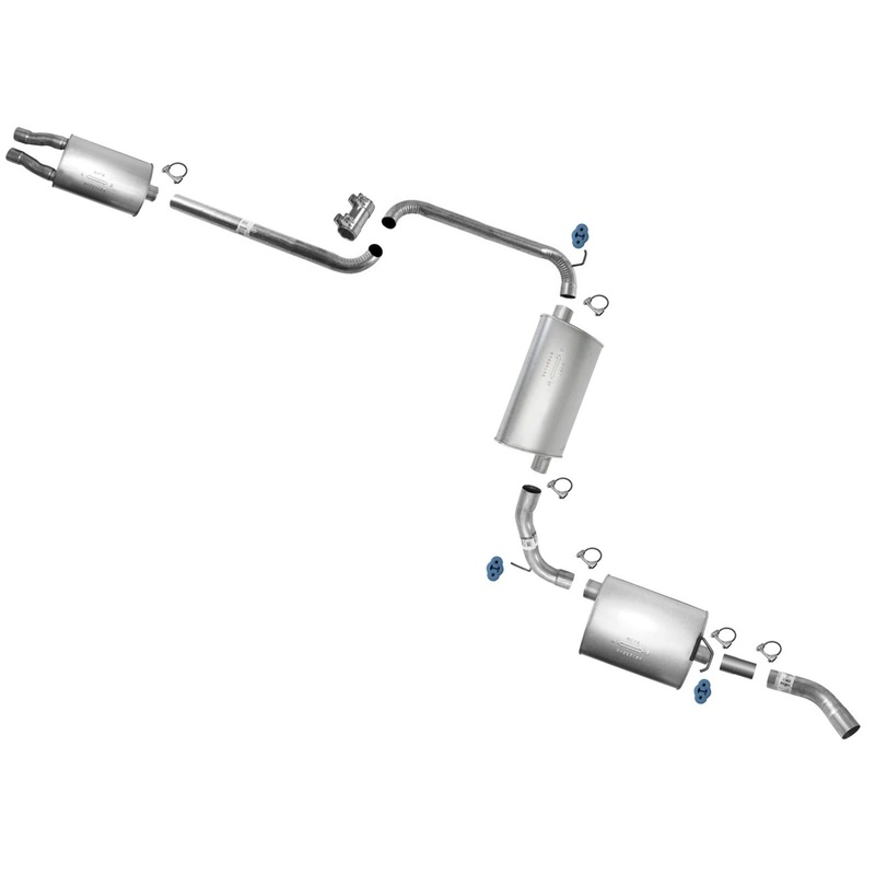 2002-2004 Intrepid 3.5L Muffler Exhaust Pipe System