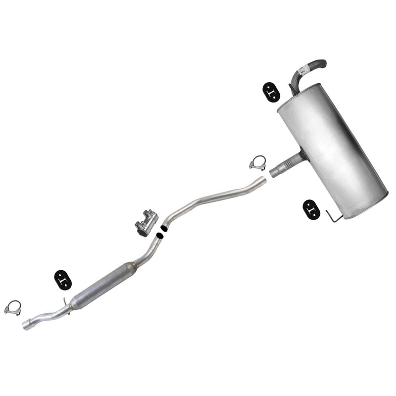 2007-2011 for Jeep Patriot Front Wheel Drive Exhaust System Muffler and Pipes