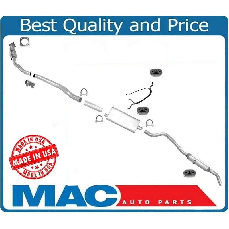 96-00 Town & Country Muffler Exhaust System & Converter 3.3L 3.8L 119 Inch W/B