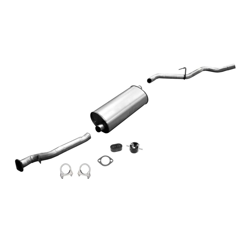 99-2002 Frontier 3.3L 116 Wheel Base Crew Cab 116 WB Only Muffler Exhaust System