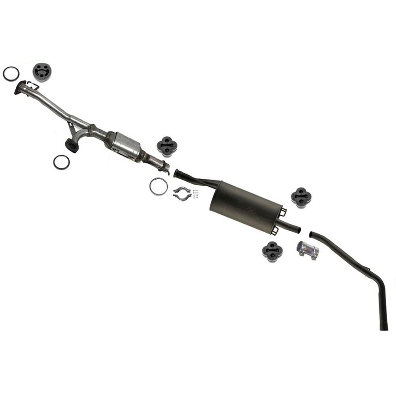 California Emissions Rear Catalytic Converter Muffler For V8 Toyota Tundra 00-02