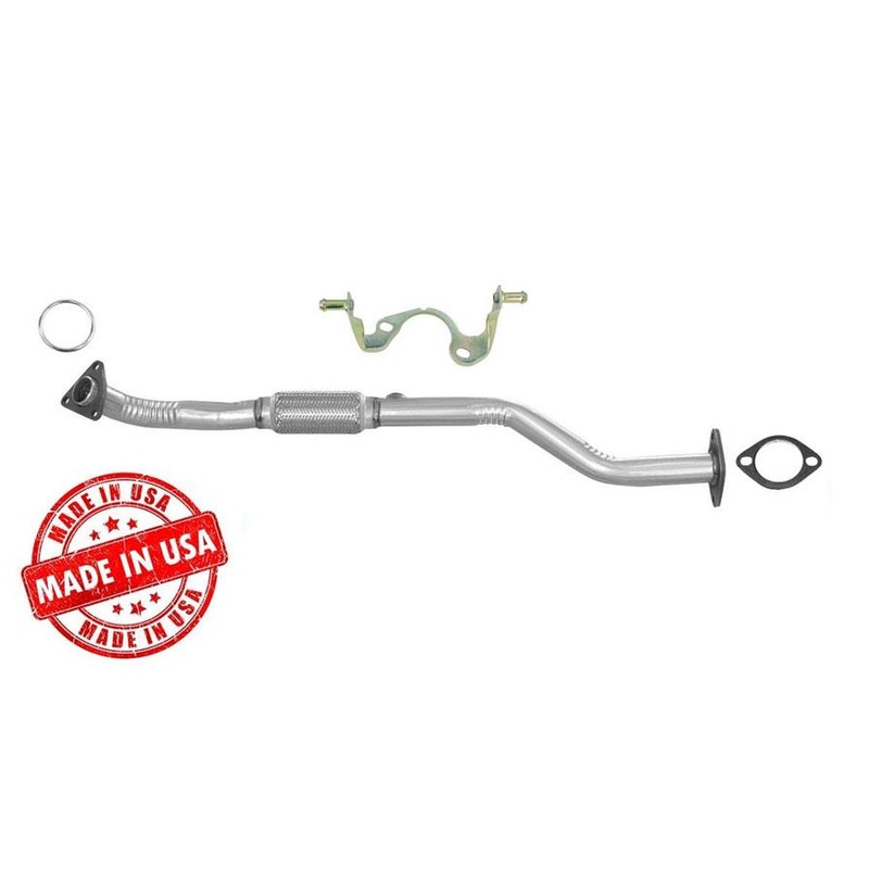 Engine Exhaust Flex Pipe with Bracket 1997 1998 2000 2001 for Nissan Altima 2.4L