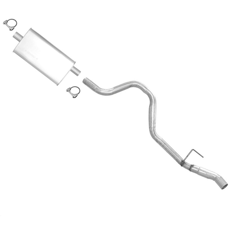 Fits 93-97 Jeep Grand Cherokee 5.2L V8 Middle Muffler Tail Pipe Exhaust System