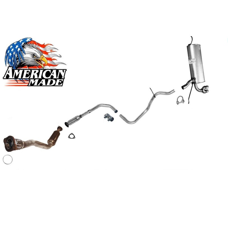 Flex Pipe Converter Muffler Exhaust Pipe System for Pontiac Grand Am 3.4L 99-04