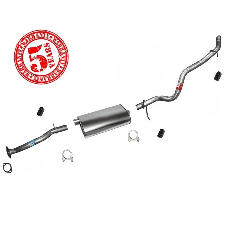 for 00-03 GMC S10 4x4 4.3L Pick Up 122.9 W Base Pipe Muffler Exhaust Pipe System