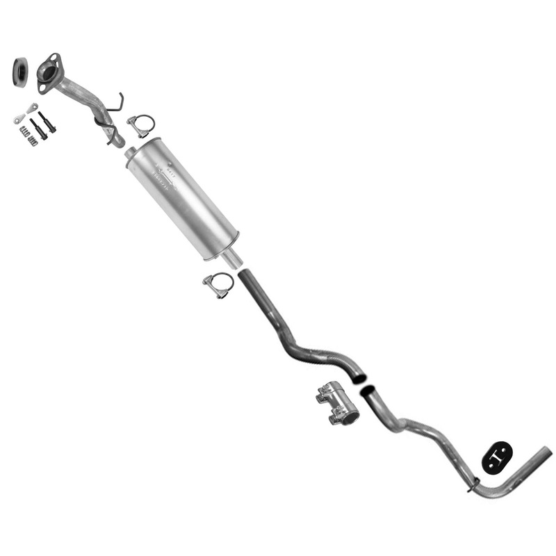 For 1992 Ranger 2.9L & 3.0L W/ 114 Inch Wheel Base Muffler Exhaust System