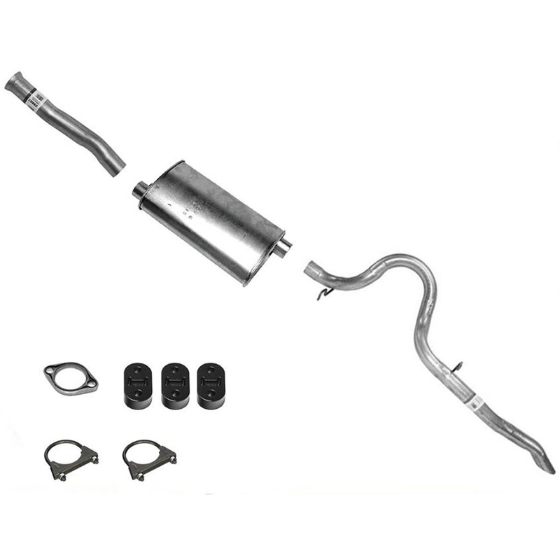 For 1999 2000 2001 2002 2003 2004 Ford Mustang V6 Muffler Tail pipe Exhaust Sys