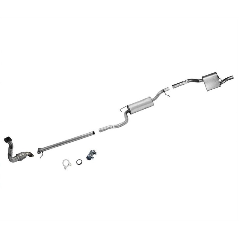 For 2001-2004 Focus 2.0L DOHC Vin Code (3) Front Flex Pipe Resonator and Muffler