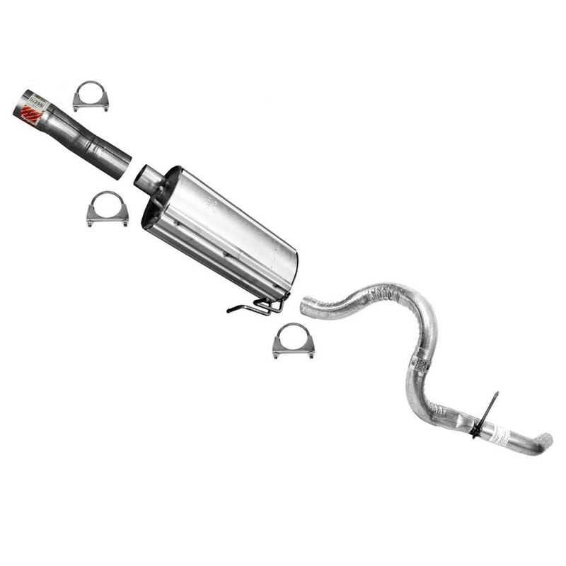 For 99 to 04/01/04 F250 F350 Super Muffler Exhaust System Fits 137"  Wheel Base