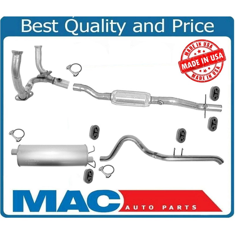 Full Exhaust System Converter Muffler For 98-99 5.2L 5.9L Durango 4 Wheel Drive