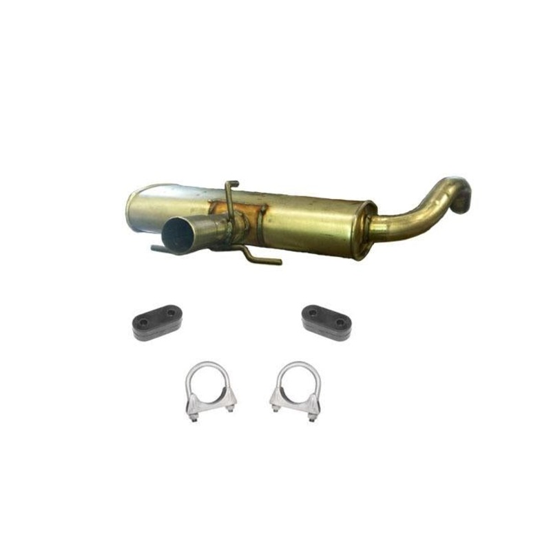 GOLF JETTA CABRIO ABA Engine OE Style Middle Muffler With Clamps & Hangers