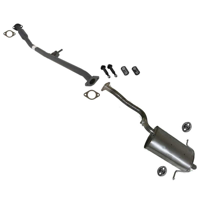 Middle Resonator & Muffler Exhaust System for Subaru Forester 1999-2002