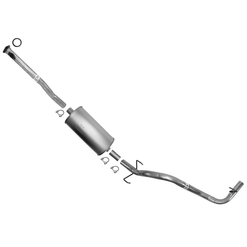 Muffler Tail Pipe Exhaust For Toyota Tacoma 2001-2004 3.4L 4WD Xtra & Double Cab