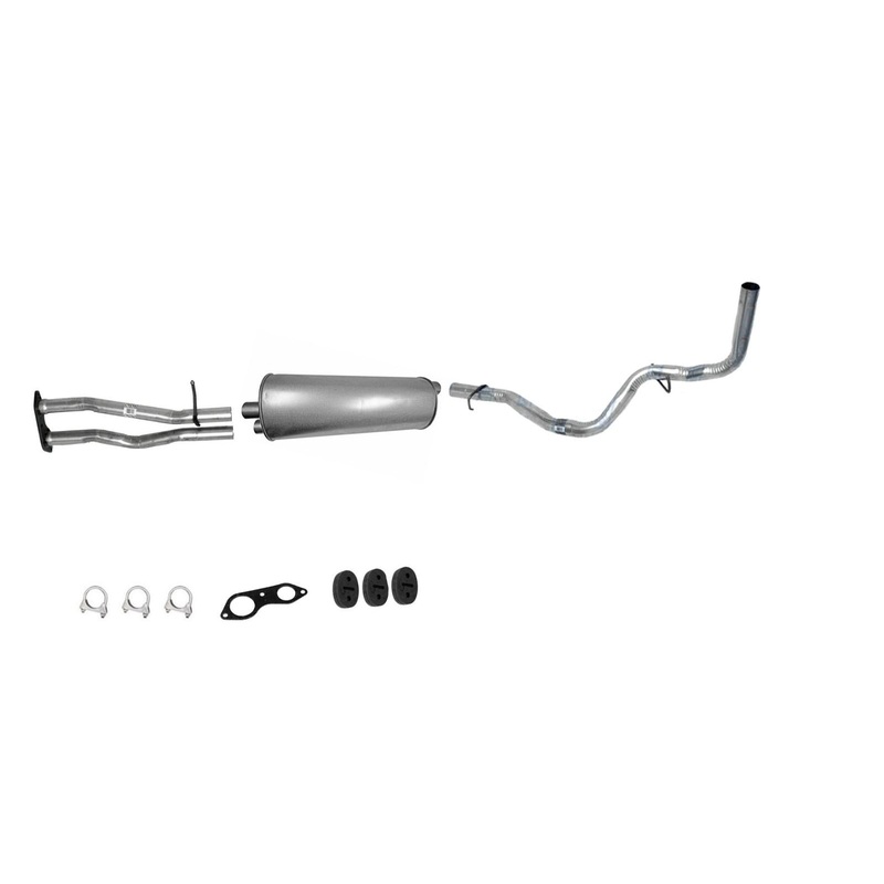 Muffler Tail Pipe Exhaust Sys for Chevrolet 96-1999 1500 Pick Up 5.7L 131.5" WB