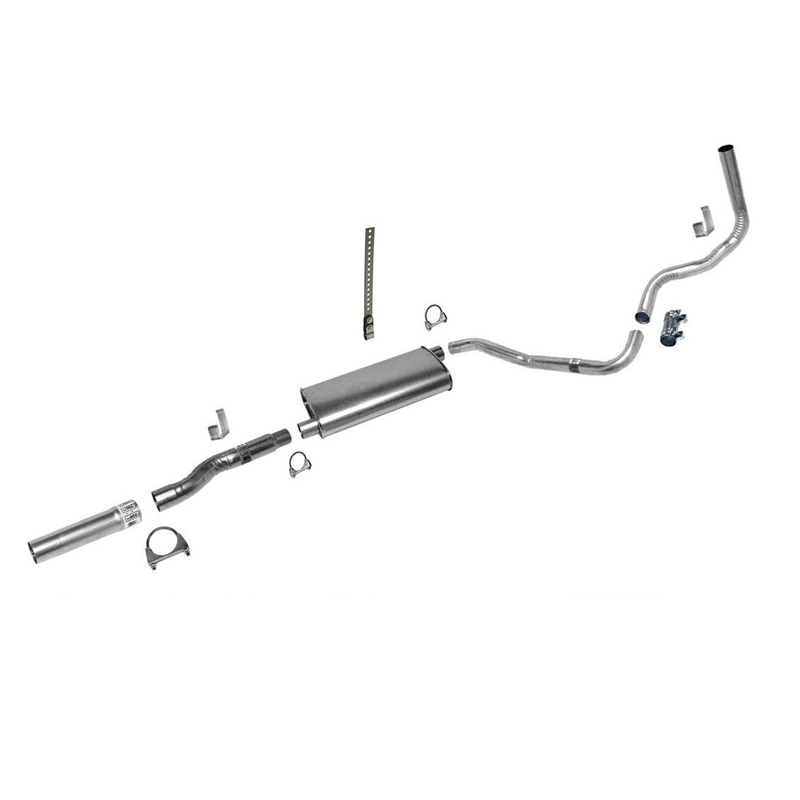New Exhaust System for Chevrolet C10 K10 Pick Up 5.7L 131.5" Wheel Base 88-93
