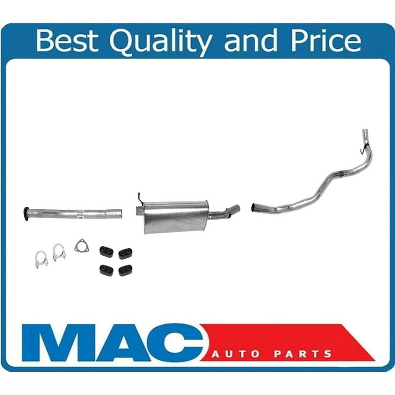 New Muffler Exhaust System For 98-00 S10 Pick Up 2.2 W/ 117 WB Rear Wheel Drive