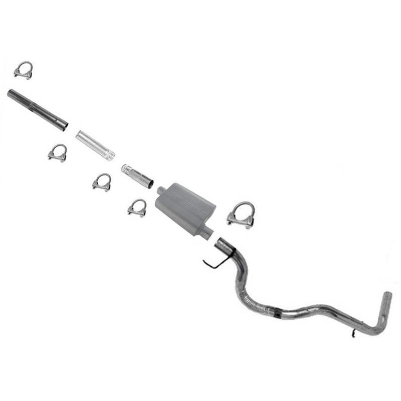 Performance Muffler with Tail Pipe for Dodge Dakota Pick Up 1992 1993 1995 1996