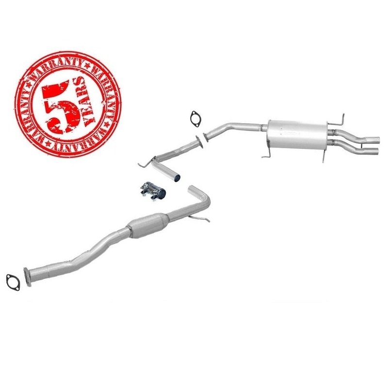 1990-1994 Mazda 323 Protege 1.8L Dual Outlet Muffler Exhaust System
