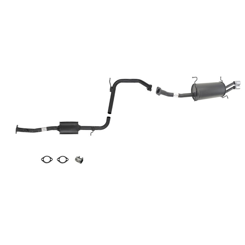 1990-1994 Mazda 323 Protege DOHC Muffler Exhaust System 61328 62803