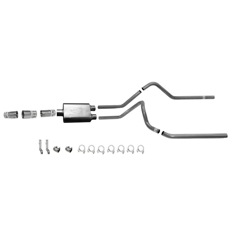 2006-2007 Dodge Ram 1500 Dynomax 17661 Muffler With AP Dual Exhaust Tail Pipes