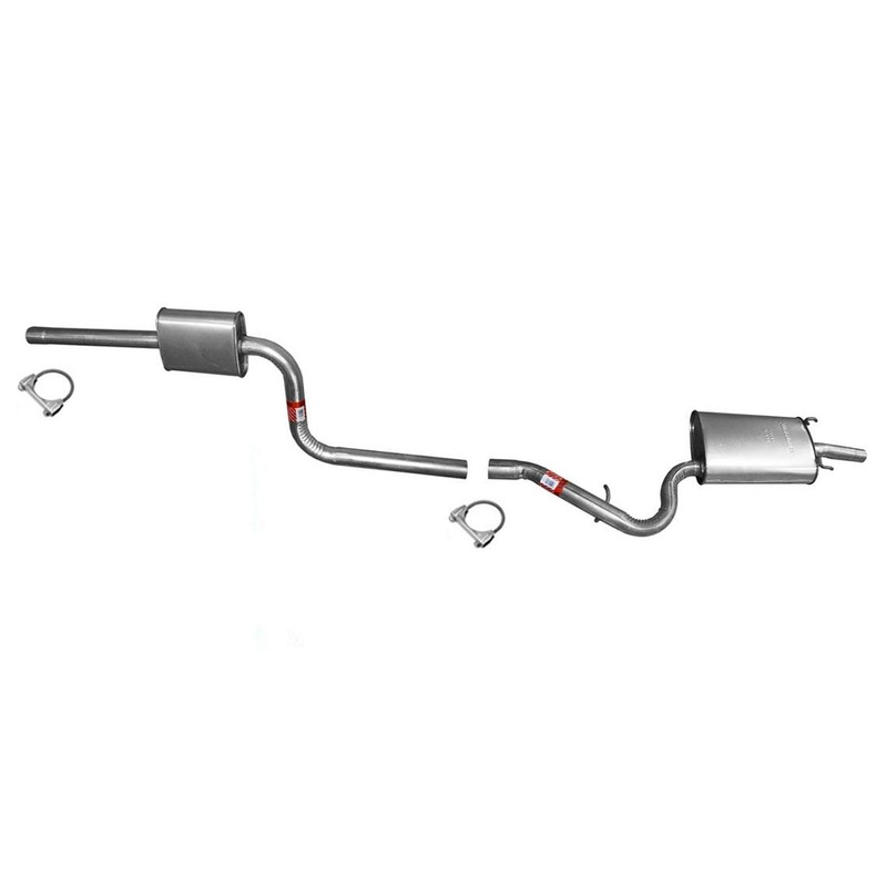 5 YEAR WAR Sebring Converttible 2.4L 2.7L Mid & Rear Muffler Exhaust Pipe System