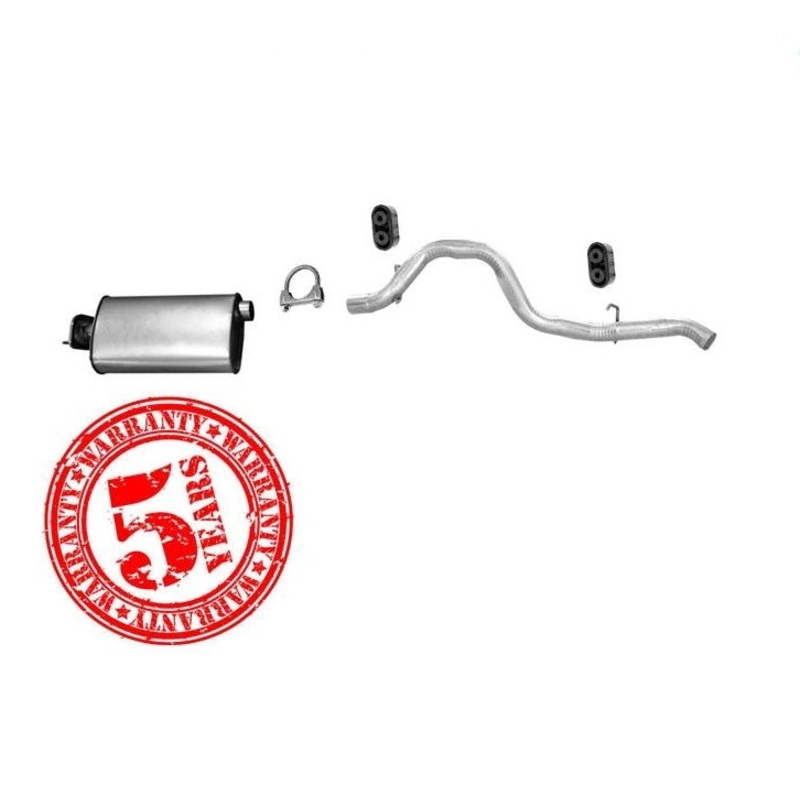 After 01/24/2000 to 06 Wrangler 2.4 2.5 Muffler Exhaust Pipe System 700329 35221