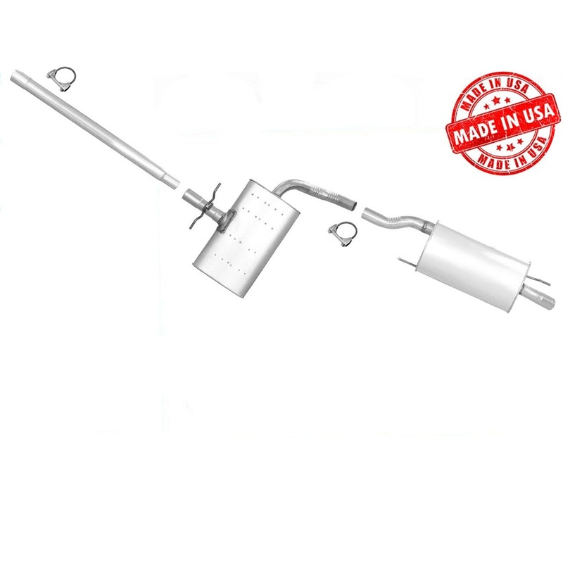 Fits 1993-1996 Volkswagen Jetta Cabrio Golf 2.0L OE Muffler Exhaust System