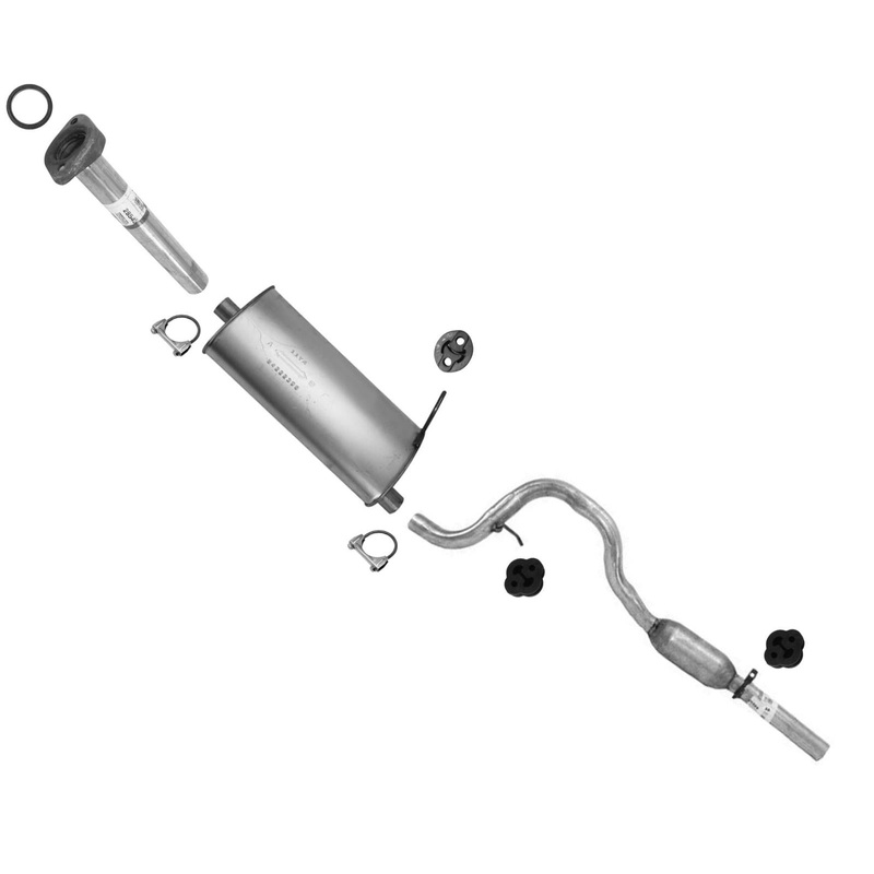 Fits 1996-1998 Chevrolet Geo Tracker 4 Door 1.6L Muffler Exhaust Pipe System