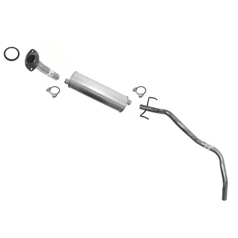 For 1989 1991 Toyota Pick Up 2.4 Rear Wheel Drive 103"  WB Muffler Tail Pipe