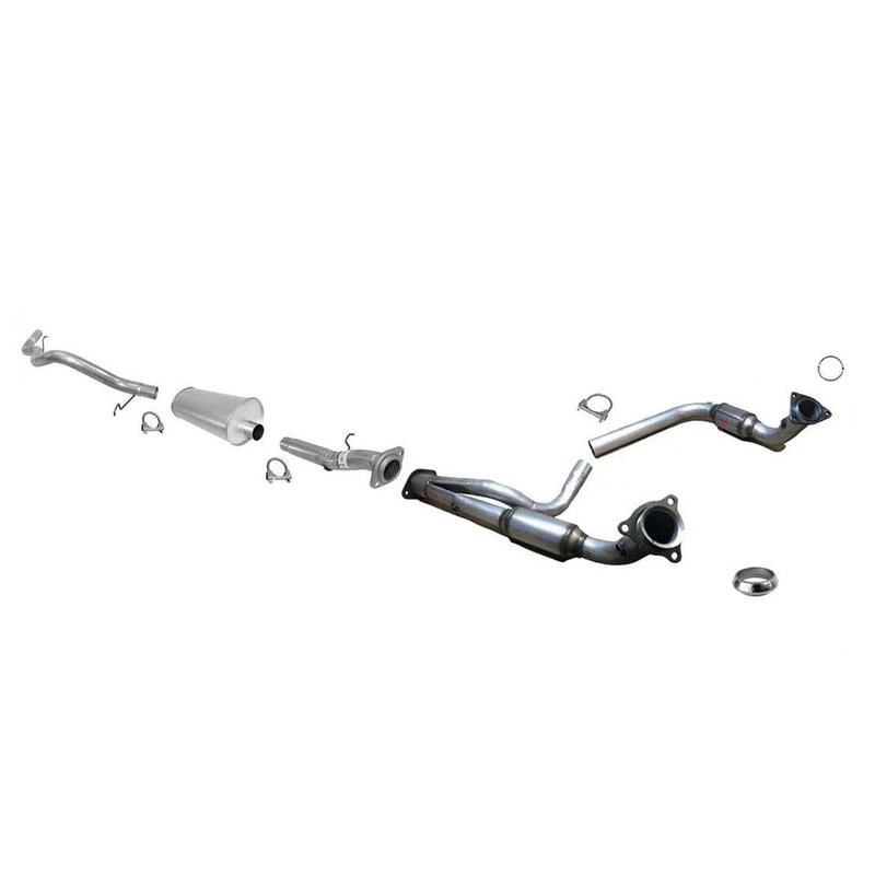 For 2001-2005 Yukon Tahoe Escalde 4.8L 5.3L Exhaust System + Catalytic Converter