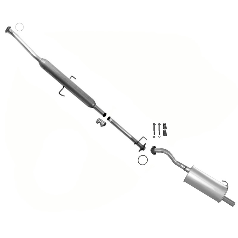 For 2005 2006 Honda CR-V 2.4L Built in Japan Exhaust System Muffler Resonator