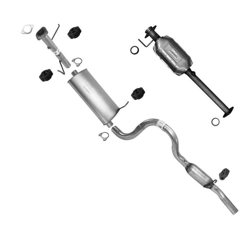 For 99-03 Chevrolet Tracker 2.0L Catalytic Converter Muffler Tail Pipe Exhaust