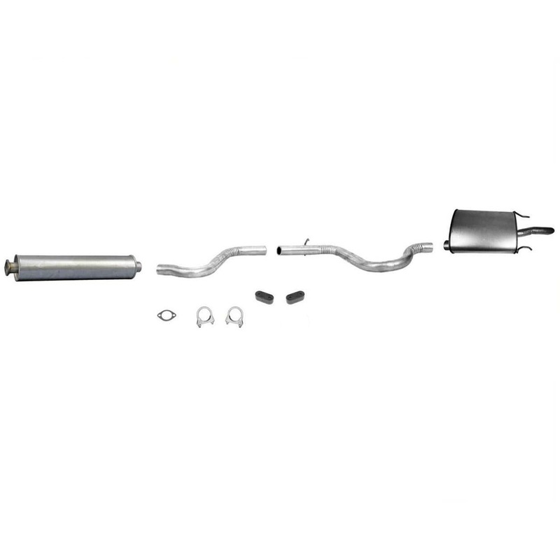 Front Resonator Middle Pipe & Muffler Exhaust System fits 05-09 LaCrosse 3.8L