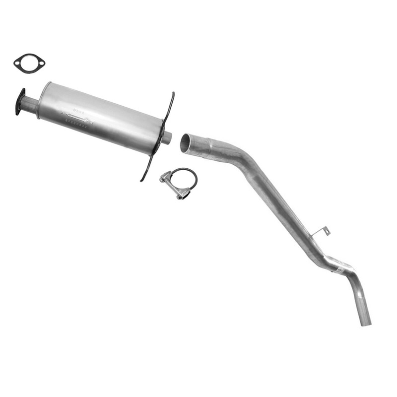 Middle Muffler & Tail Pipe for Nissan Pick Up 4X4 2.4L with 116" WB 1996-1997