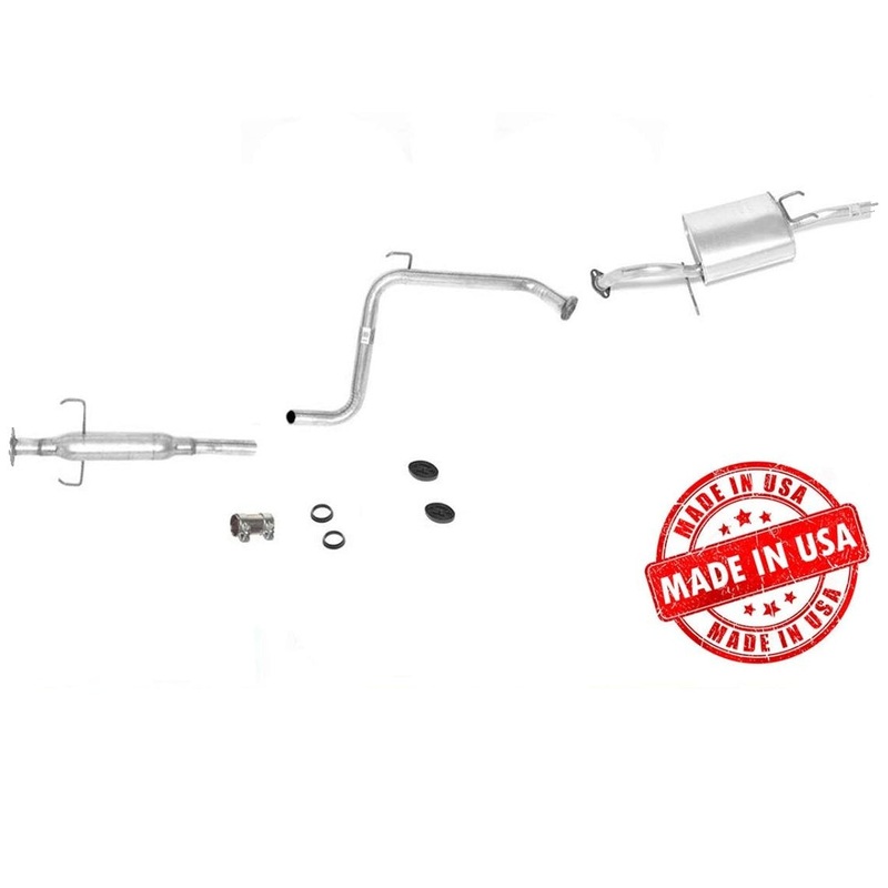 Muffler Exhaust For 88-89 Corolla 4 Door 1.6L Front Wheel Federal Emissions Only