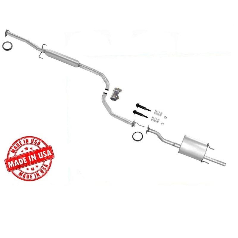 Muffler Exhaust System 708175 797017 For 96-98 Honda Civic 2 and 4 DR 1.6L EX