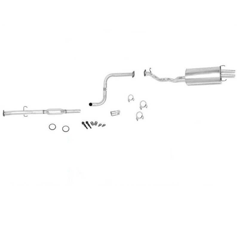 Muffler Exhaust System For 90-92 Accord DX LX / 1993 Accord 2.2L Federal Emiss.