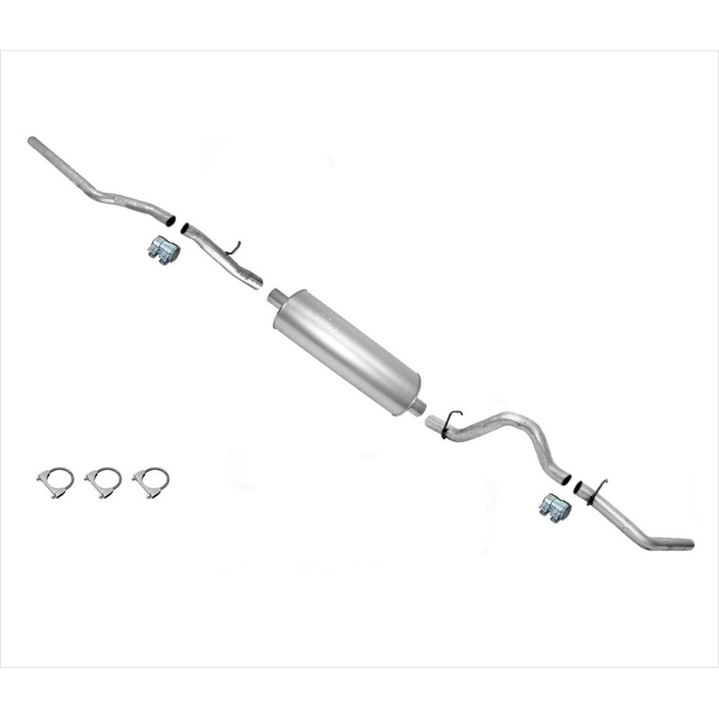 Muffler Tail Pipe Exhaust System for Dodge Dakota 2004 Crew Cab Extended Cab