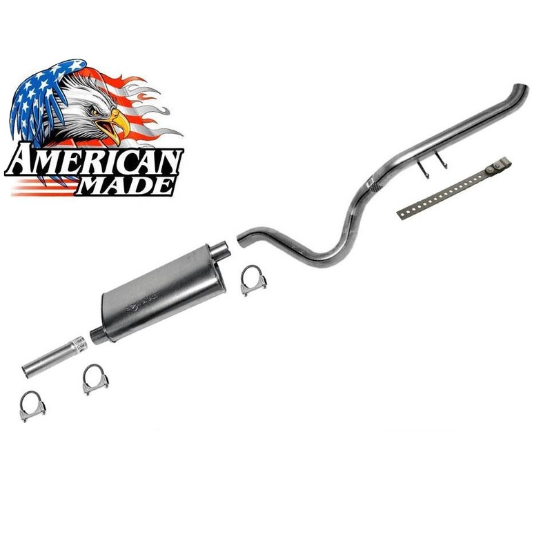 New Tail Pipe With Dynomax Muffler Performance Exhaust for Dodge Durango 98-99
