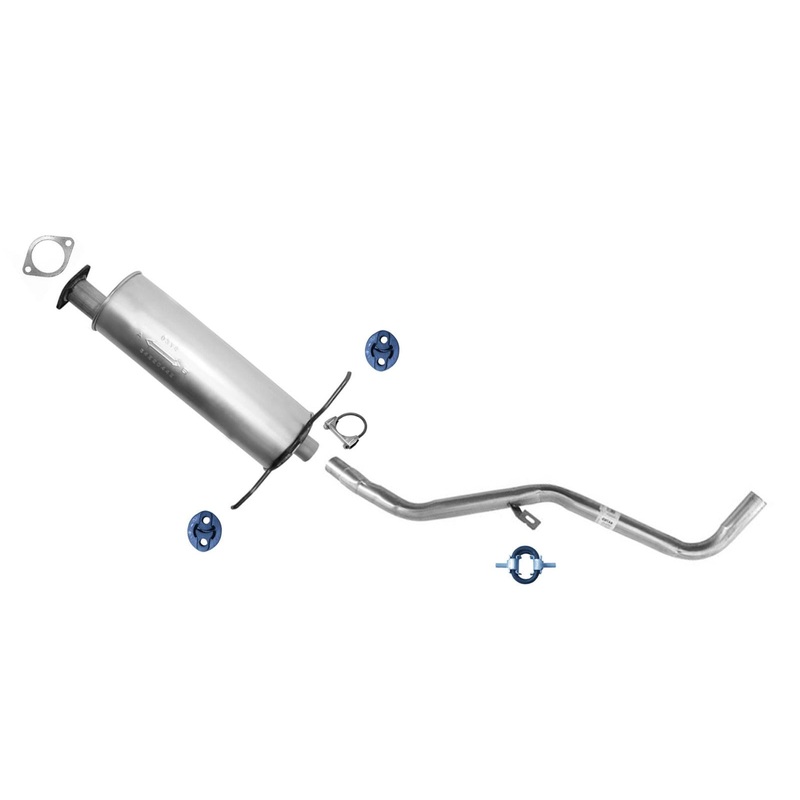 Rear Muffler Exhaust Tail Pipe Fits 96-97 Nissan Pick Up 4x4 2.4L