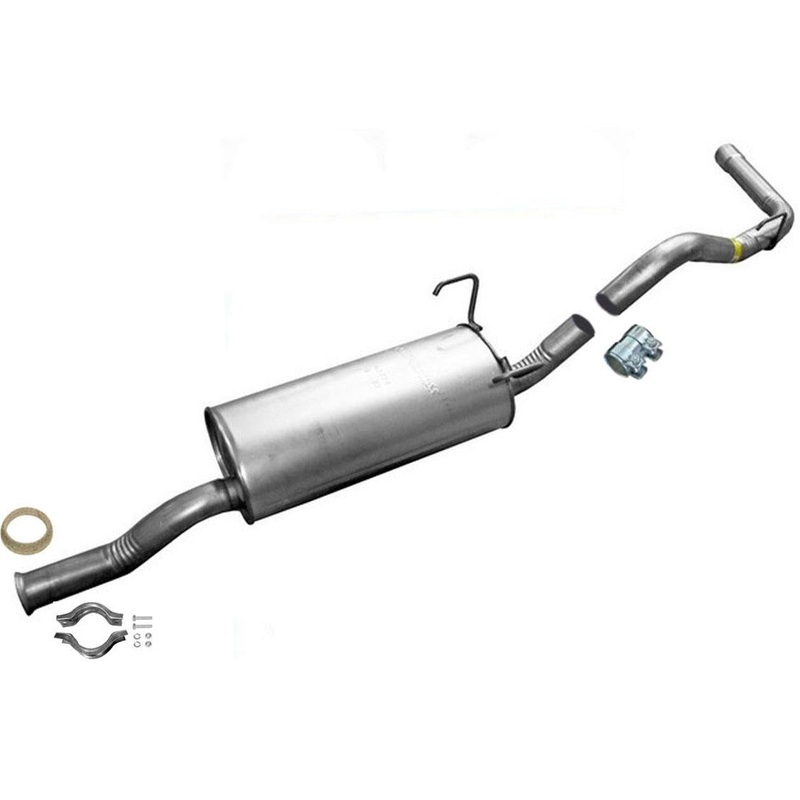 Rear Muffler Tail Pipe For 2003 2004 2005 2006 Toyota Tundra 4.7L Muffler Pipe