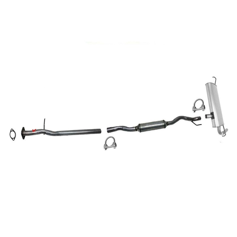 Resonator & Muffler For Nissan Rogue 2.5L 2008 2009 2010 2013 FEDERAL EMISSIONS