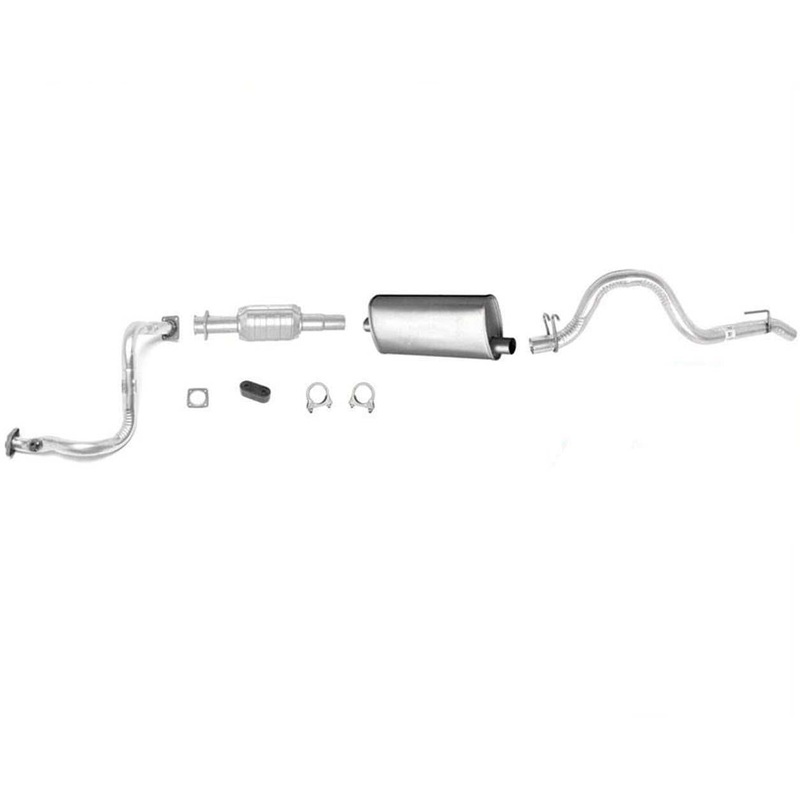 1987-1992 Wrangler 2.5 Muffler Complete Exhaust Pipe System W/ Converter