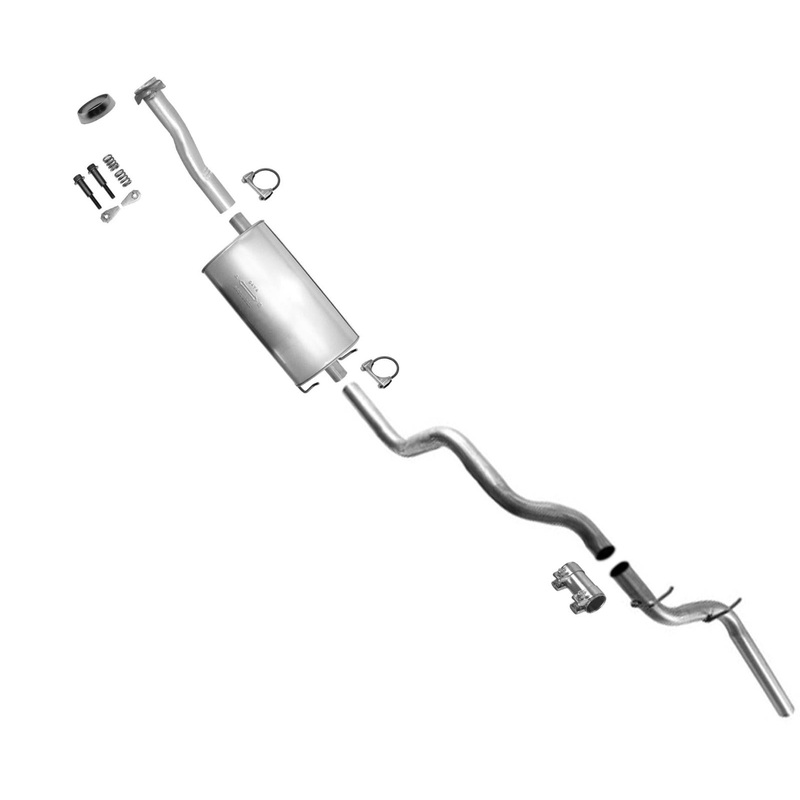 After Converter Muffler Exhaust System For Ford Explorer 4 Doors 1995-2000