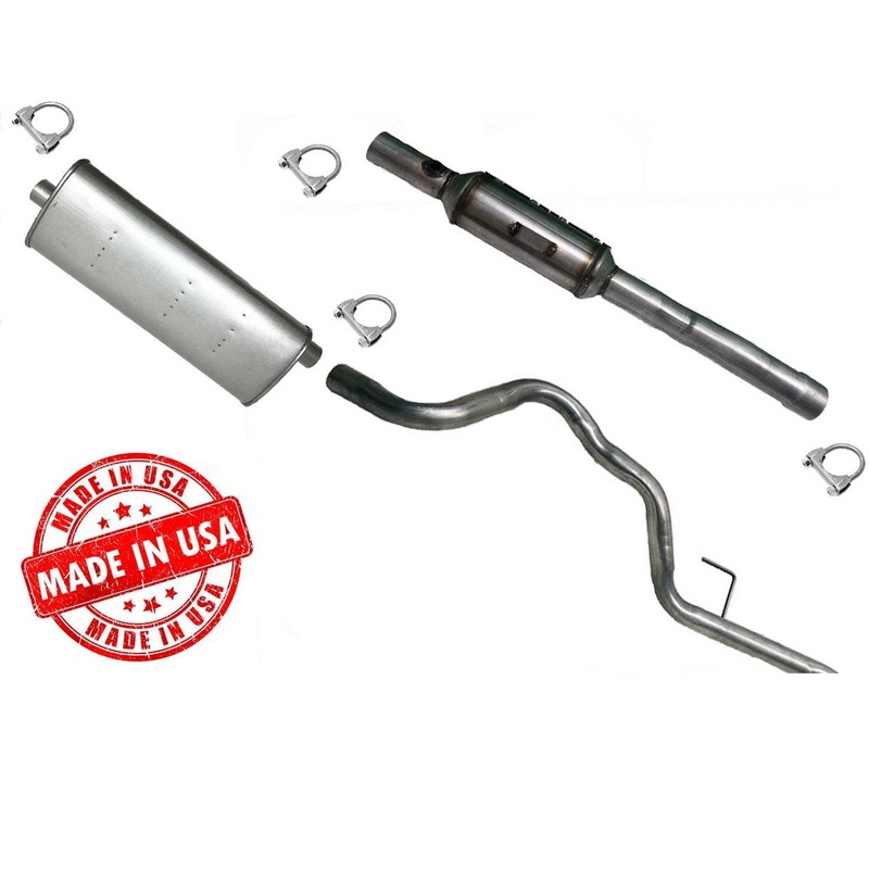 Brand New Exhaust System Pipe & Muffler With Converter For 99-01 Grand Cherokee