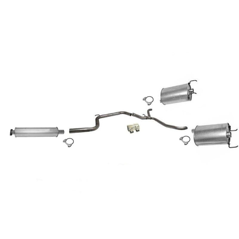Dual Exhaust Muffler System 3.8L V6 Made in USA for Grand Prix 1997-2002