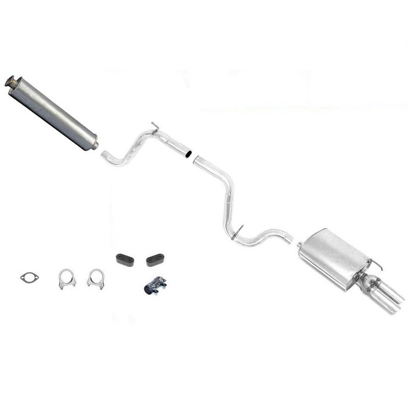 Dual Tip Muffler Exhaust System For Buick Regal 3.8L 1997-2002