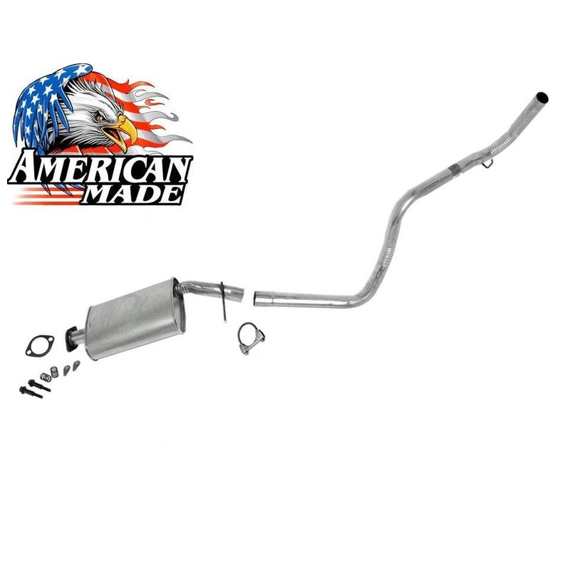 Exhaust Sys Middle Muffler Tail Pipe for Ford Bronco II 2.9L 86 1987 1988 1989