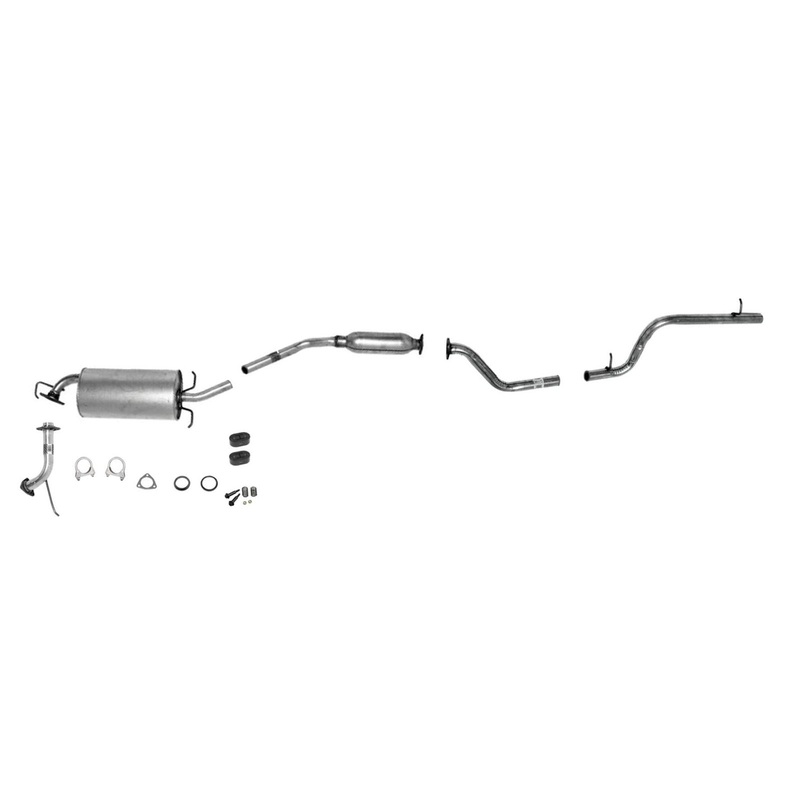 Fits 95-98 Honda Odyssey Muffler Exhaust System With Elbow Pipe