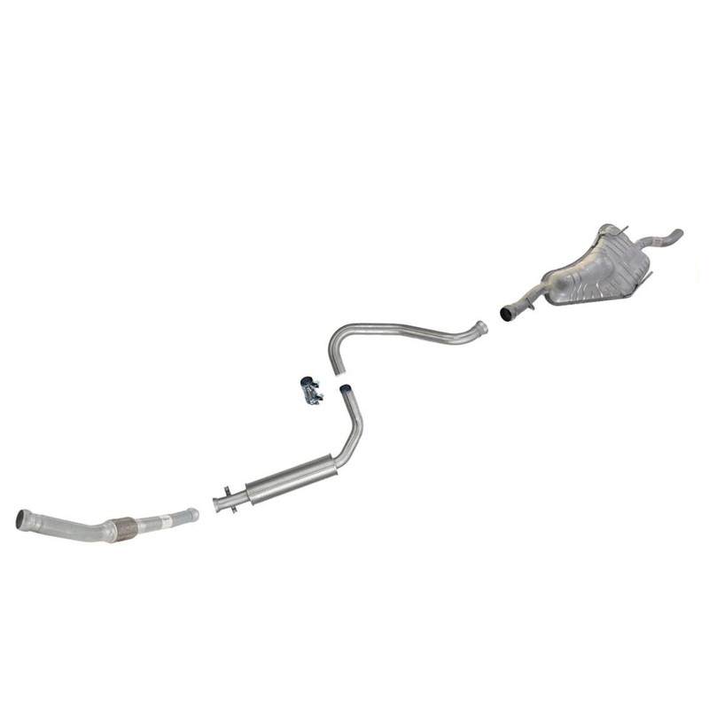 Flex Pipe Resonator Pipe & Muffler for Saab 9-3 9 3 Base & SE 2.0L Turbo 00-03